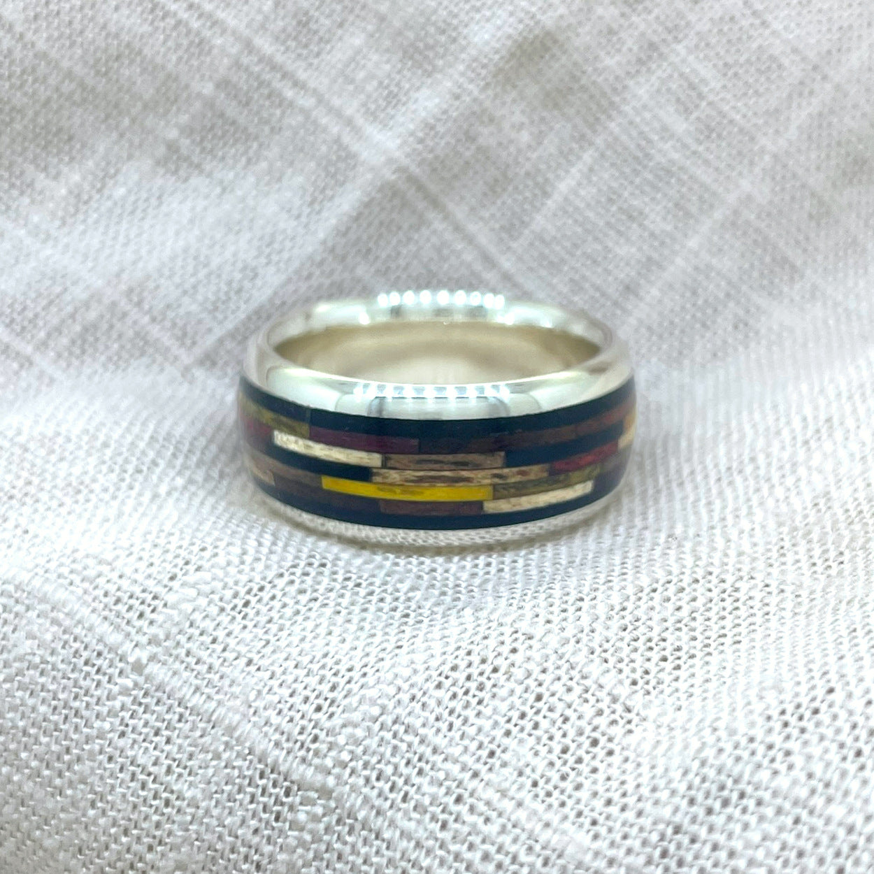 Wood Mosaic Ring