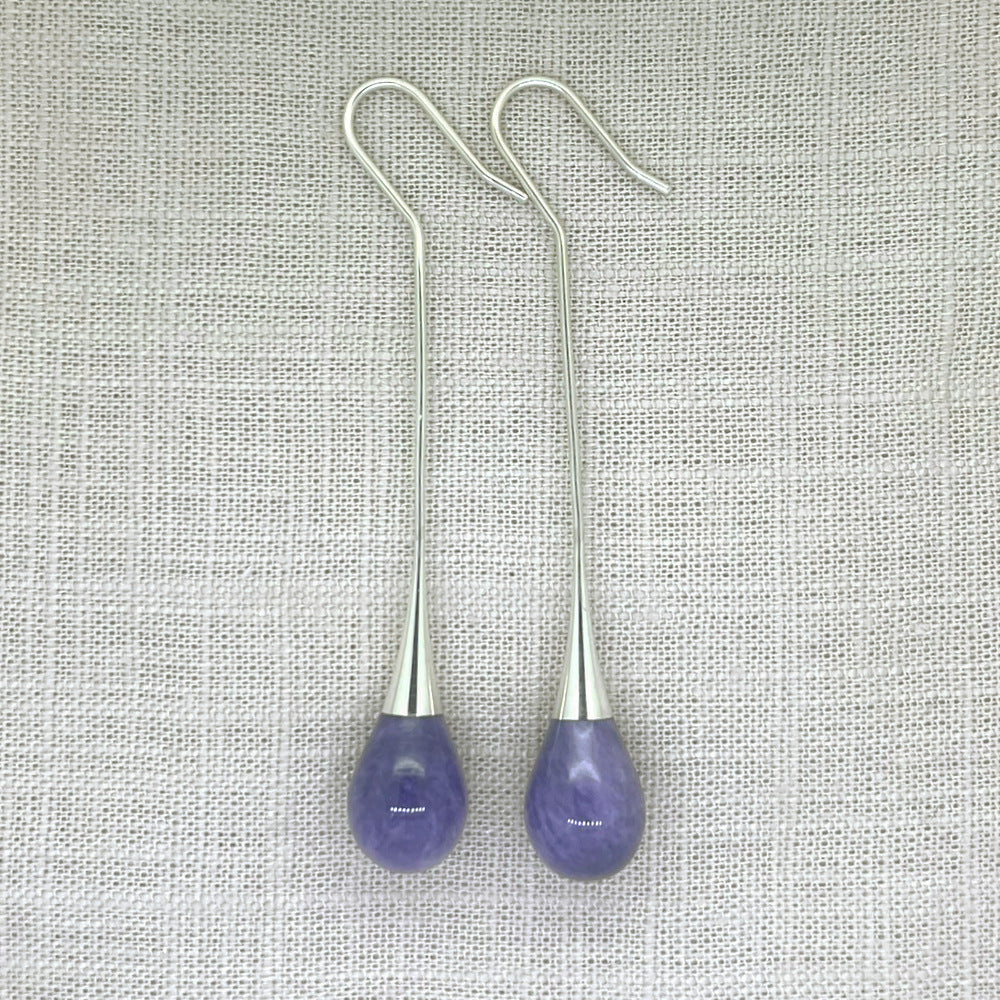 Stonedrop Earrings - Chaorite