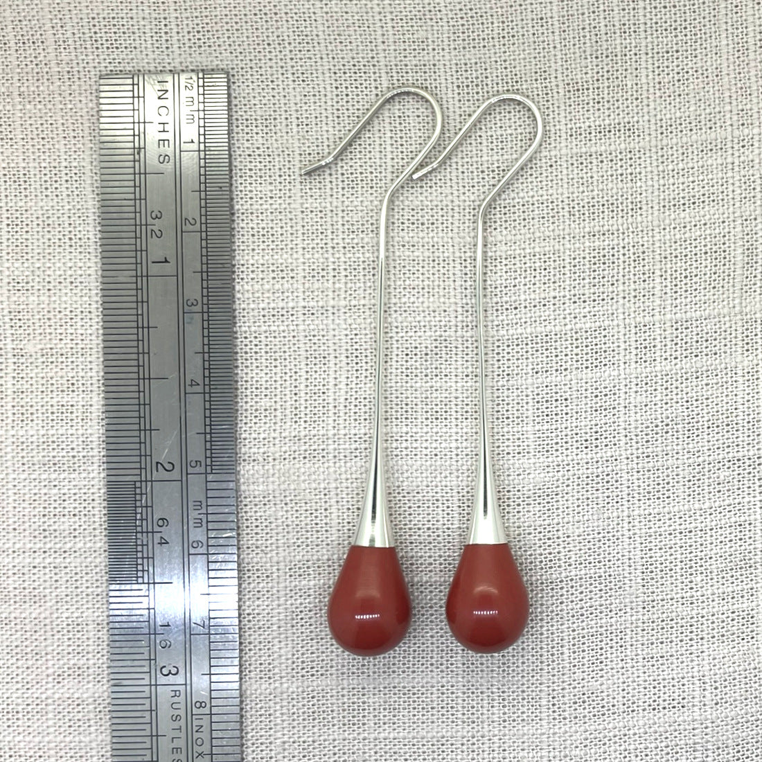 Red Jasper Stonedrop Earrings