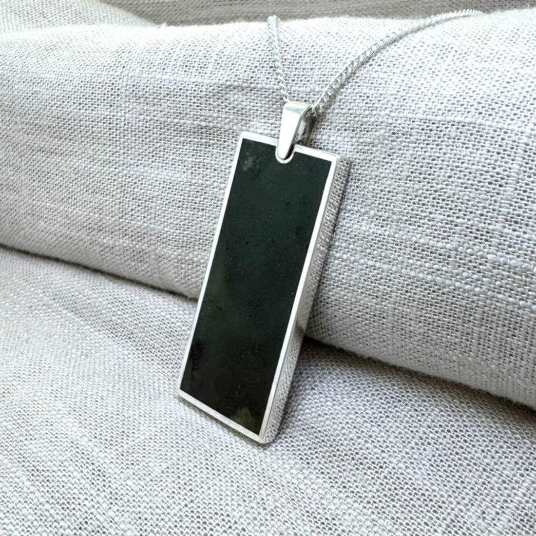 Tamworth Jade Rectangle Pendant